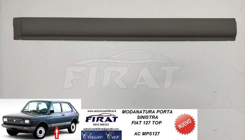 MODANATURA PORTA FIAT 127 TOP SX (MPS127)